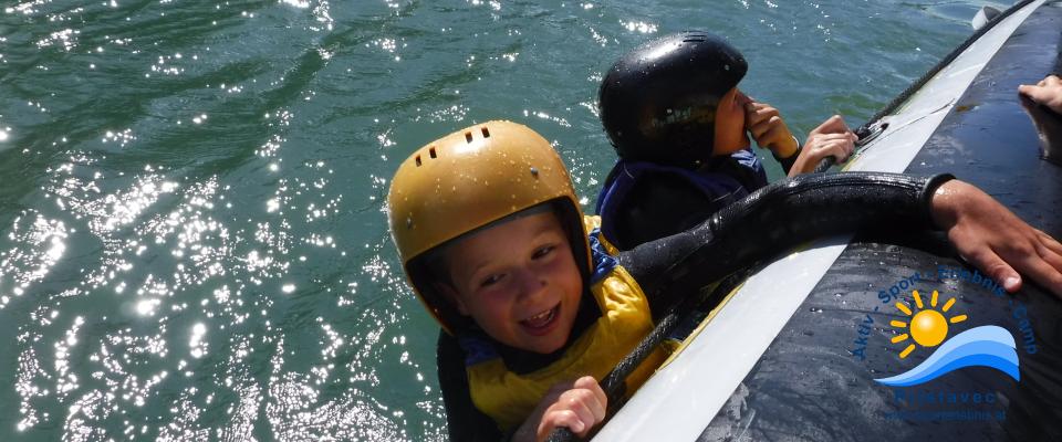 Rafting Jung und Alt "Mann über Bord"